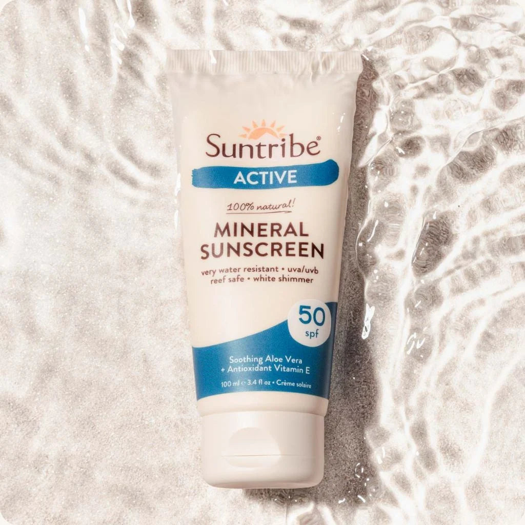 Mineralische Bio-Sonnencreme Sport LSF 50 – Suntribe Sunscreen