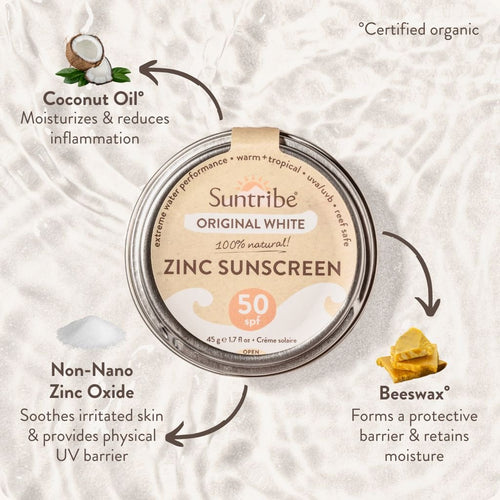 Organic Mineral Face & Sport Zinc Sunscreen SPF 50