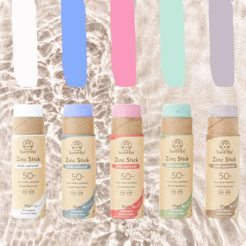 Suntribe Organic Mineral Zinc Sun Stick SPF 50, 30 g / 33 ml / 1 oz stick