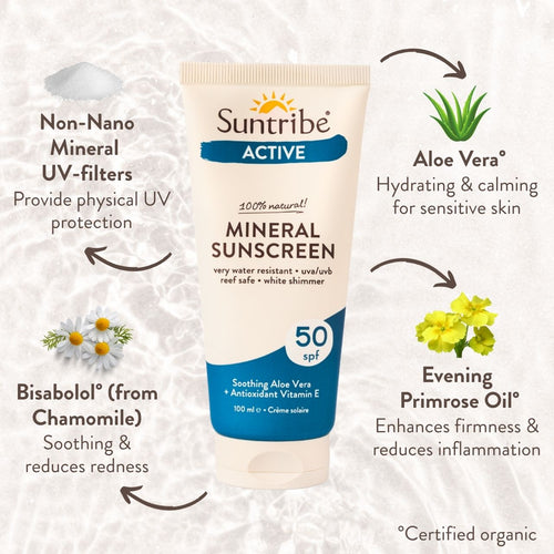 Active Organic Mineral Sunscreen SPF 50