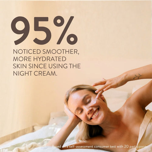 Crema Notte Anti-Età Organica Acido Ialuronico, Retinolo & Niacinamide