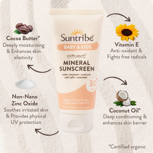 Baby & Kids Organic Mineral Sunscreen SPF 30