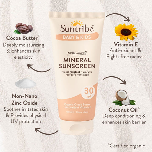 Baby & Kids Organic Mineral Sunscreen SPF 30