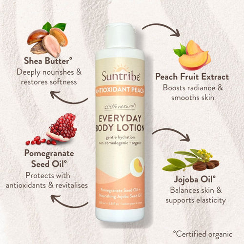 Organic Everyday Body Lotion Antioxidant Peach