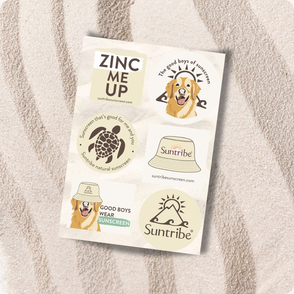 Suntribe Worry-Free Stickers