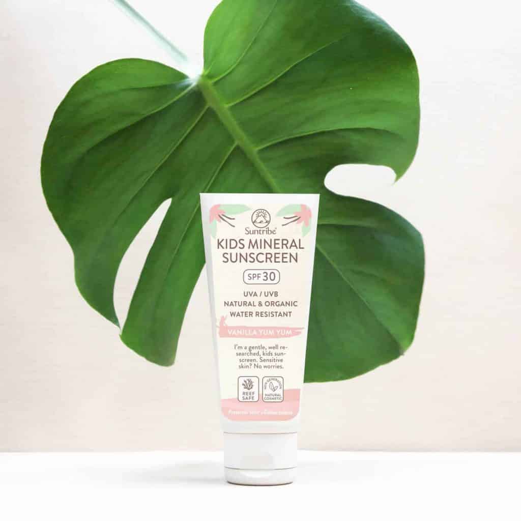 Suntribe All Natural Mineral Kids Vanilla Sunscreen SPF 30